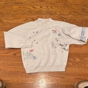 Ski Inspired Mock Neck Sweatshirt